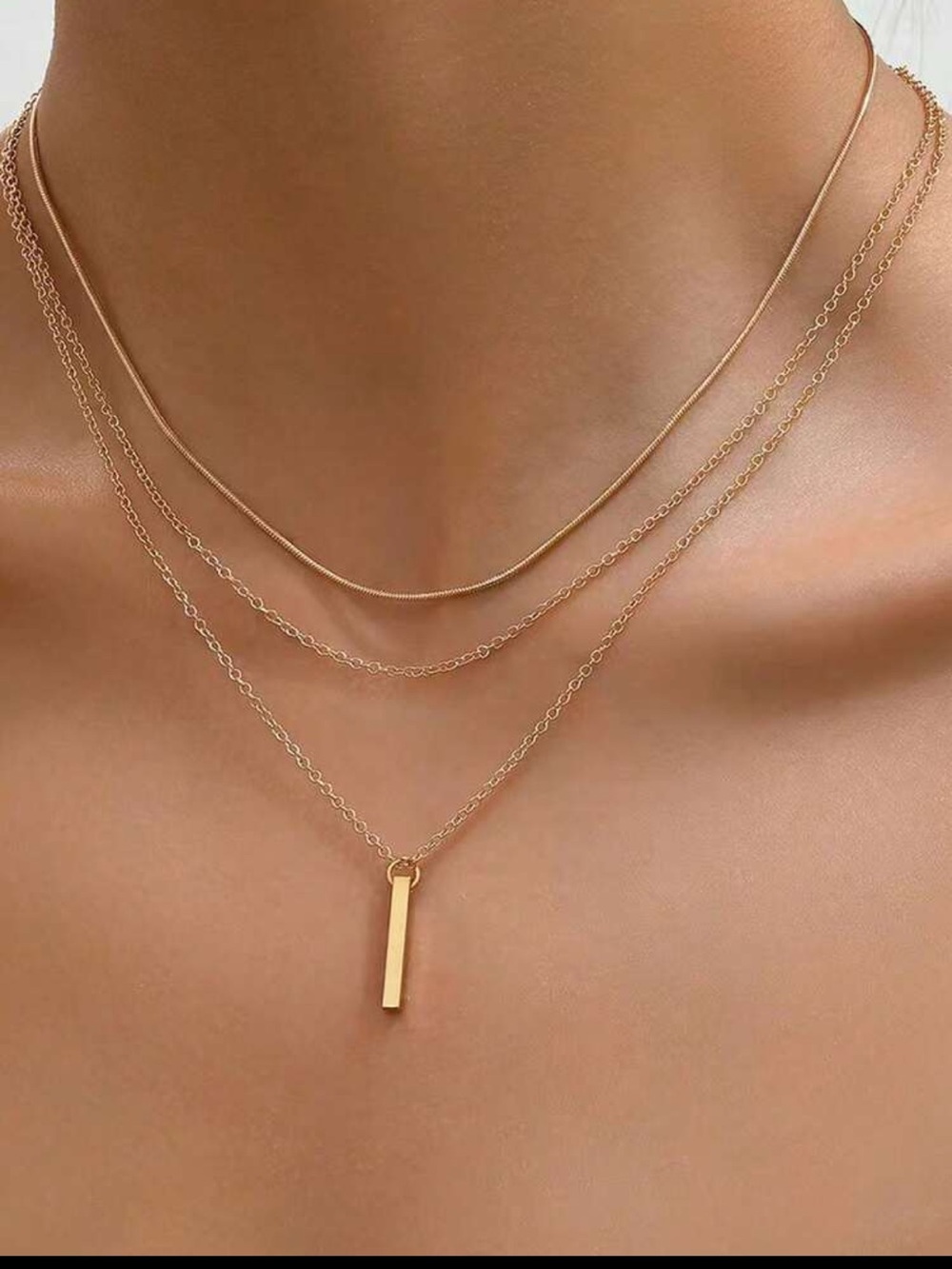 Gold necklace